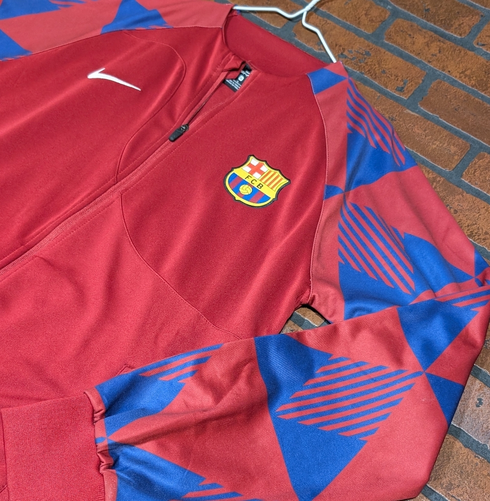 Nike FC Barcelona Lamine Yamal #19 Dri-FIT Full Zip Jacket Men's XL‎